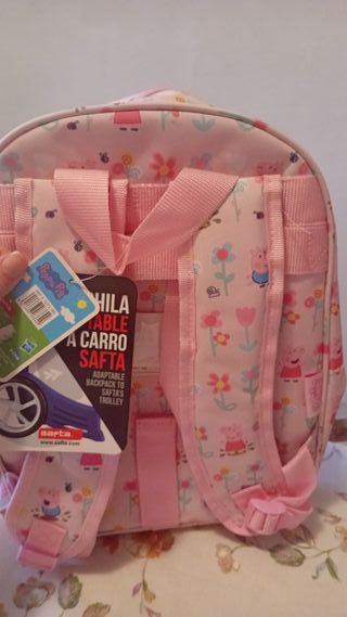 Mochila Safta Peppa Pig adaptable a carrito