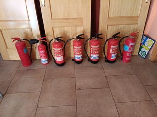 Extintores caducados