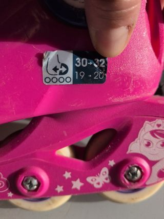 Patines en línea Oxelo niña rosa y azul