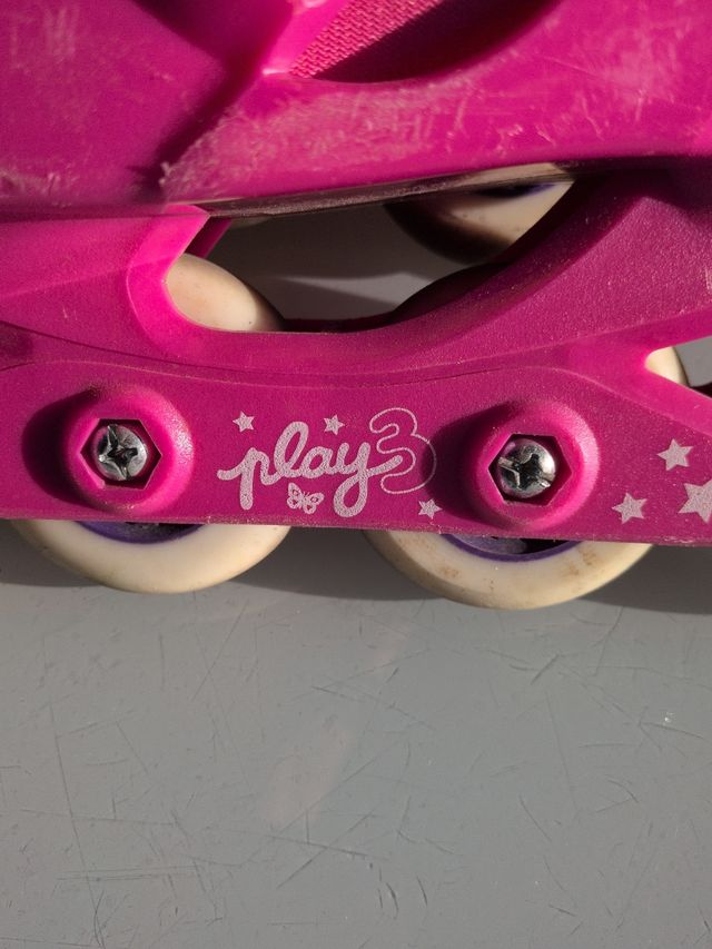 Patines en línea Oxelo niña rosa y azul