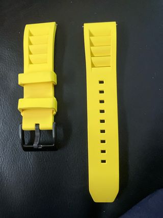 Correa Caucho Amarilla 22mm