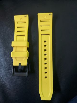 Correa Caucho Amarilla 22mm