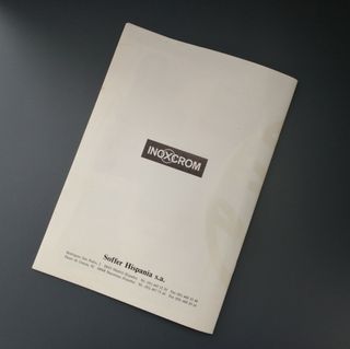 Catálogo Inoxcrom
Tarifa General Precios 1995