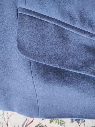 Blazer americana azul señora