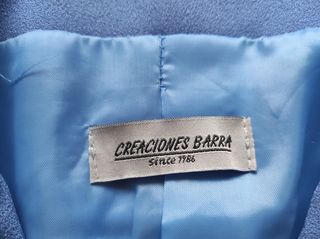 Blazer americana azul señora