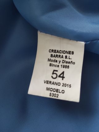 Blazer americana azul señora