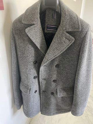Abrigo Tommy Hilfiger Gris