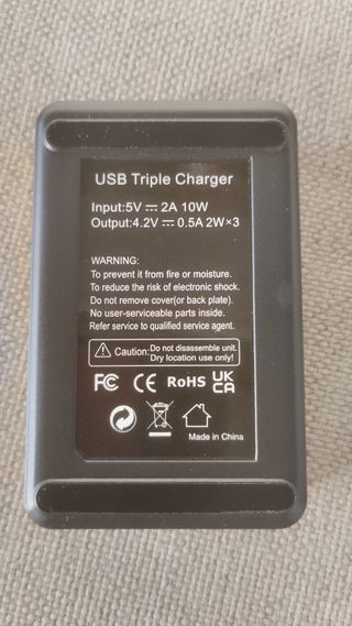Cargador Triple DuraPro para GoPro