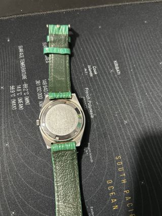 Orologio automatico cinturino verde
