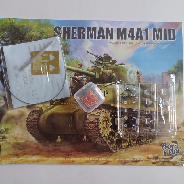 Maqueta Sherman M4A1 MID