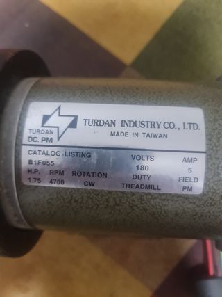 Motor DC PM Turdan 1.75 HP 4700 RPM