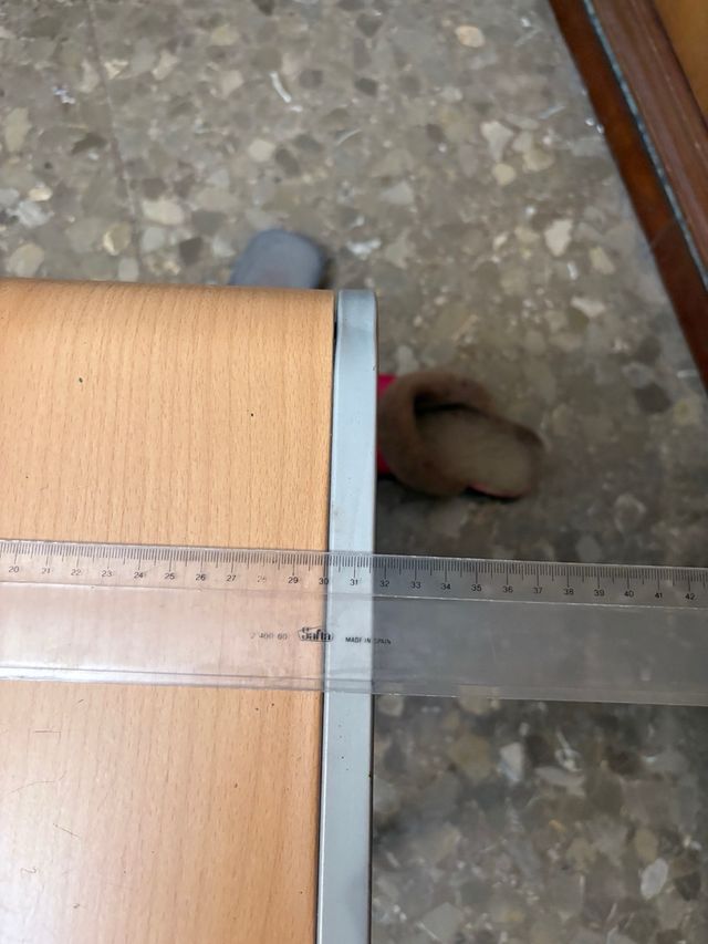 Taburete moderno madera y metal