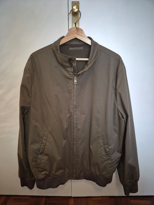 Bomber Mango Verde Talla L