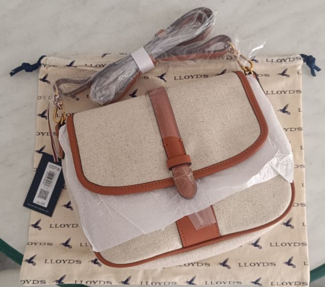 Bolso Lloyd's beige y marrón a estrenar