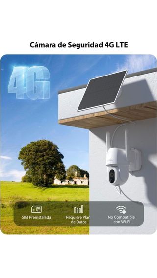 Cámara Vigilancia Solar 4G XEGA