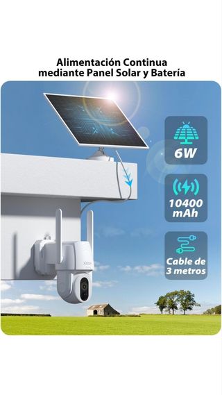 Cámara Vigilancia Solar 4G XEGA