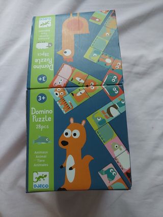 Puzzle Dominó Djeco Animales 28 Piezas