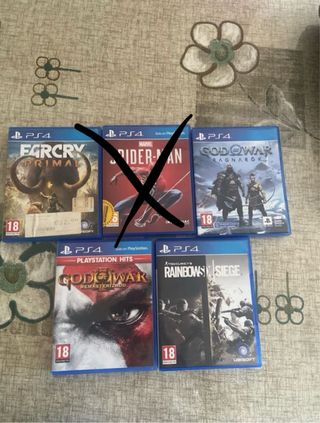 Lote 4 Juegos PS4: