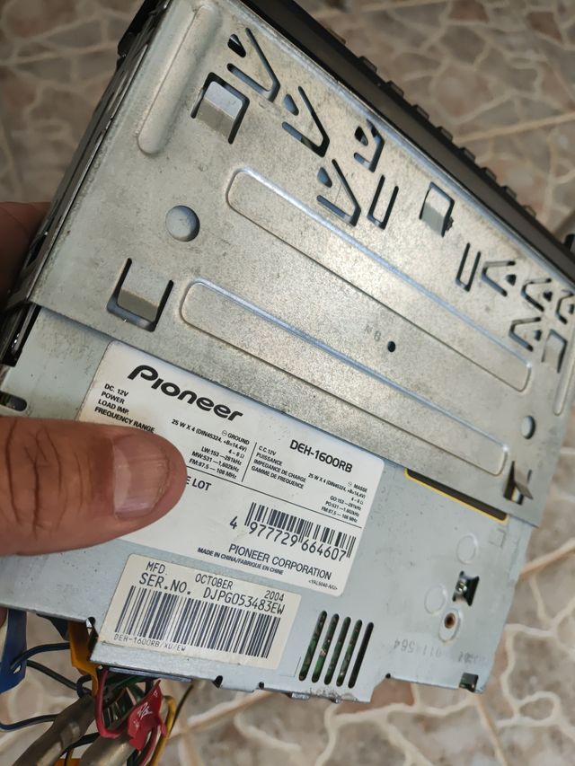 Radio CD Pioneer DEH-1600RB