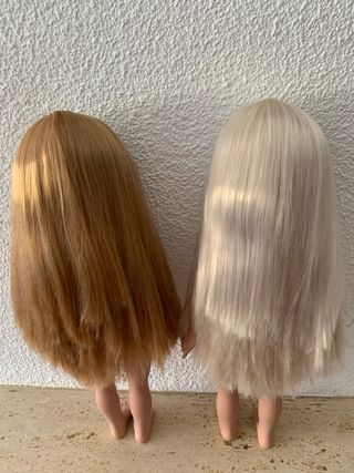 Lote 2 Muñecas Rubia y castaña