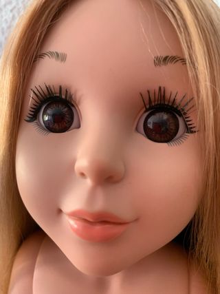 Lote 2 Muñecas Rubia y castaña