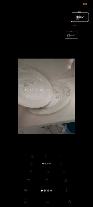 Set 12 piatti porcellana (6 piani, 6 fondi)