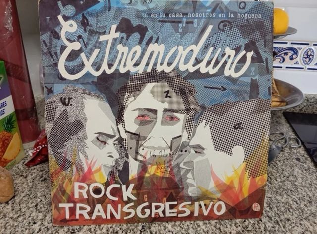 Vinile Extremoduro autografato da Robe