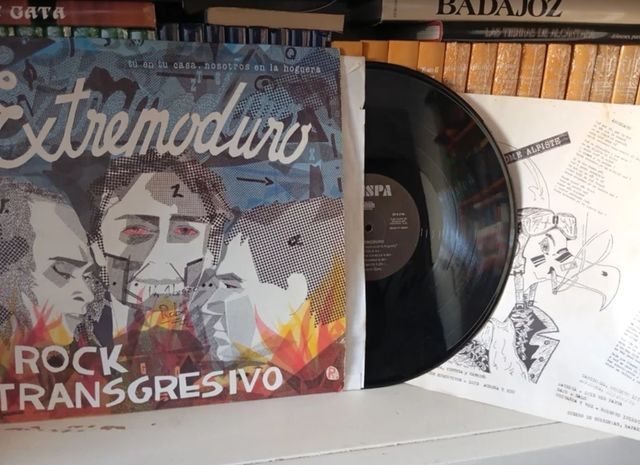 Vinile Extremoduro autografato da Robe