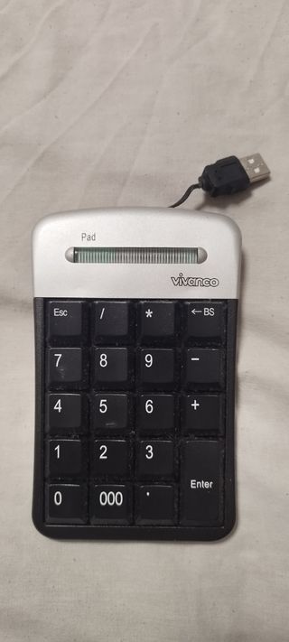 Teclado Numérico USB Vivanco Portátil