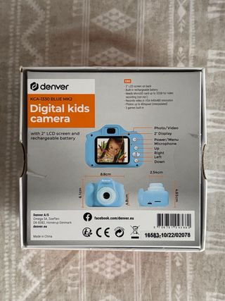 Cámara Digital Denver KCA-1330 Azul MK2