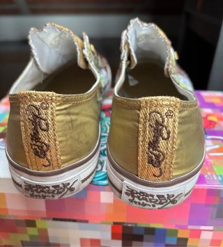 Bambas Ed Hardy Marrón y Dorado