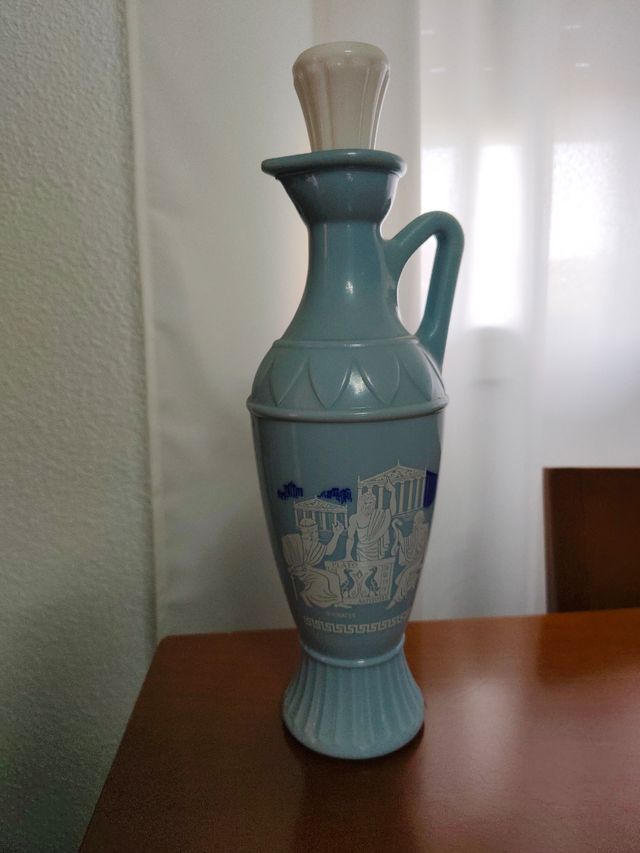 Jarra Decantador Griego Azul Claro 1960