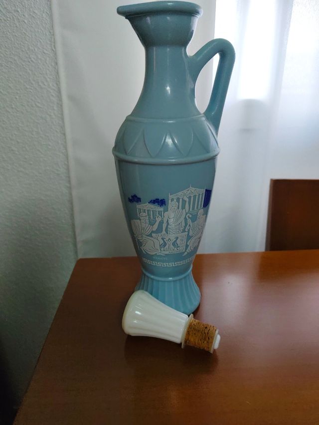 Jarra Decantador Griego Azul Claro 1960