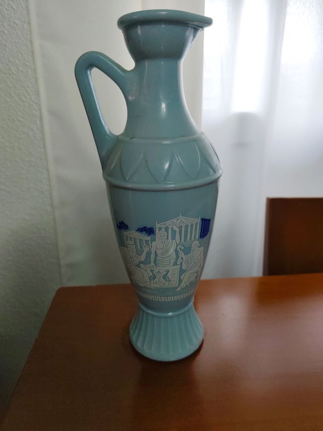 Jarra Decantador Griego Azul Claro 1960
