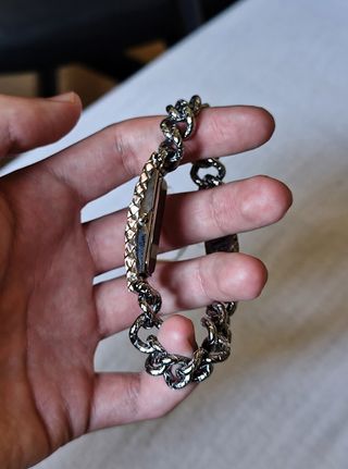 Reloj Just Cavalli Plata y Blanco con caja. Nuevo