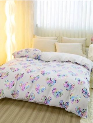 Funda Nórdica Corazones Multicolor 90/105