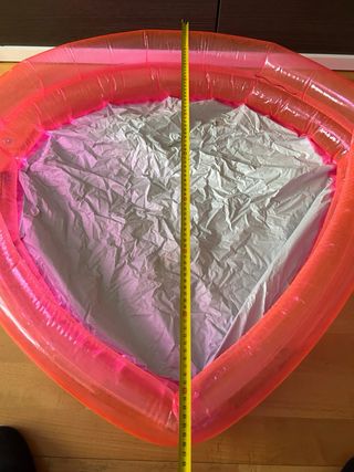 Piscina inflable con 50 bolas