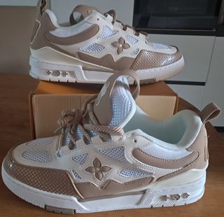 Scarpe Skate Louis Vuitton 43 Bianche e Beige