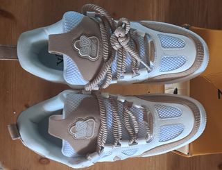 Scarpe Skate Louis Vuitton 43 Bianche e Beige