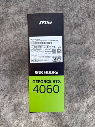 Caja MSI GeForce RTX 4060 Ventus 2X OC