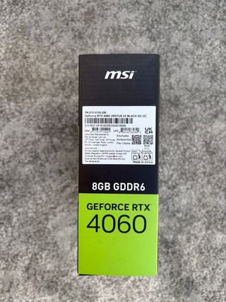 Caja MSI GeForce RTX 4060 Ventus 2X OC