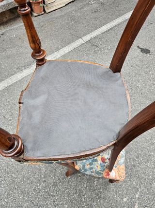 Coppia Sedie Noce Antiche Restaurate