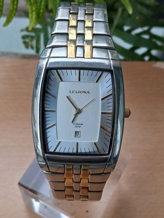 Reloj Leijona Titanium cuarzo.