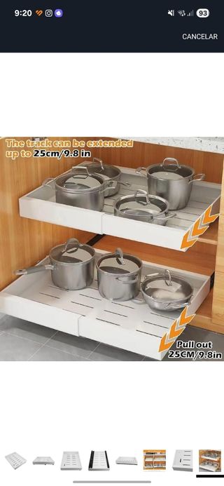 Organizador de cocina sin usar