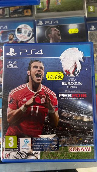 PS4 PES 2016 UEFA Euro 2016
