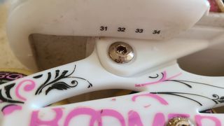 Patines 2 pares en línea infantiles rosas y lilas