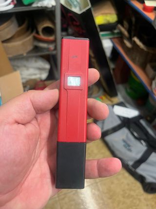 Misuratore pH Acquario Digitale Rosso