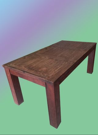 Mesa Comedor Rústica Madera