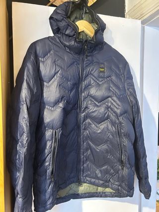 Chaqueta Blauer de pluma de oca . azul talla L