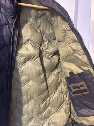 Chaqueta Blauer de pluma de oca . azul talla L